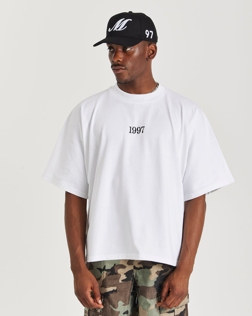 WHITE 1997 BOXY FIT TEE