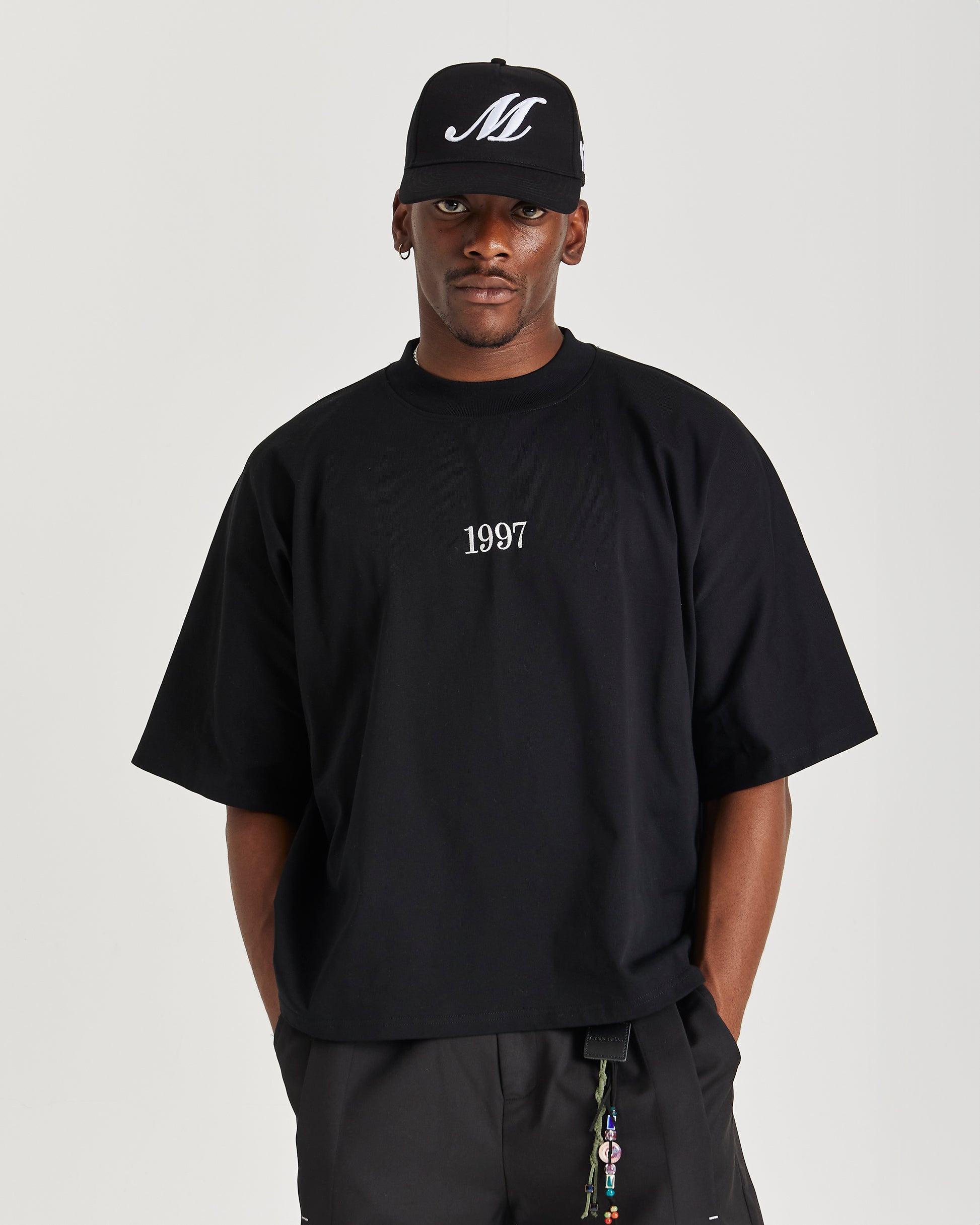 BLACK 1997 BOXY FIT TEE
