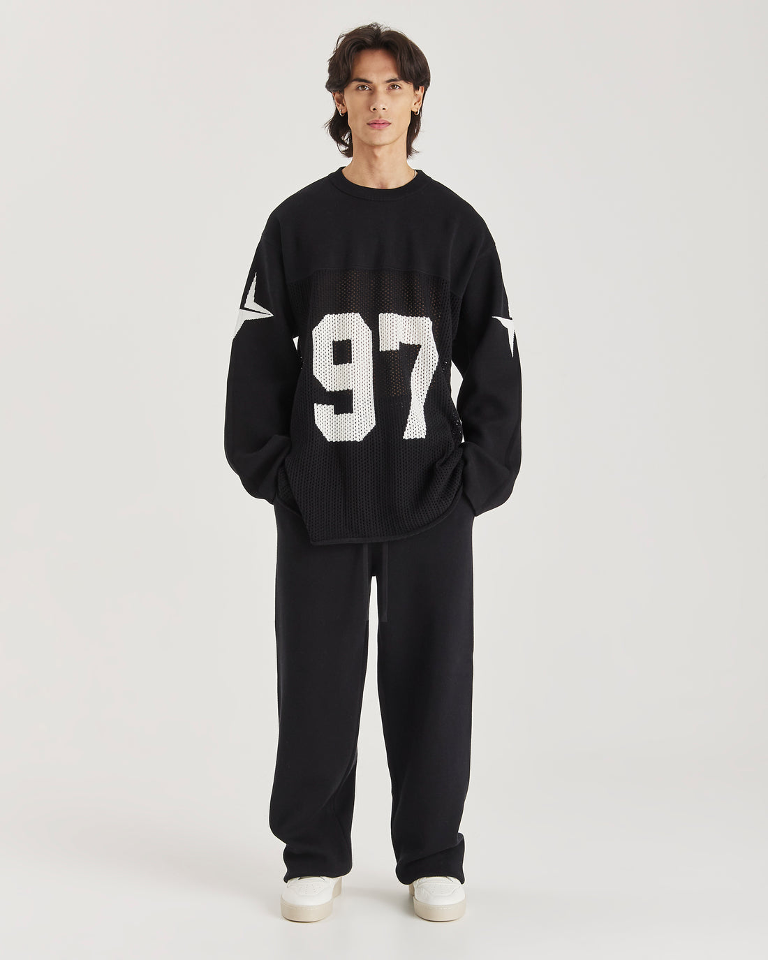 MR-97 JERSEY LONG SLEEVE BLACK