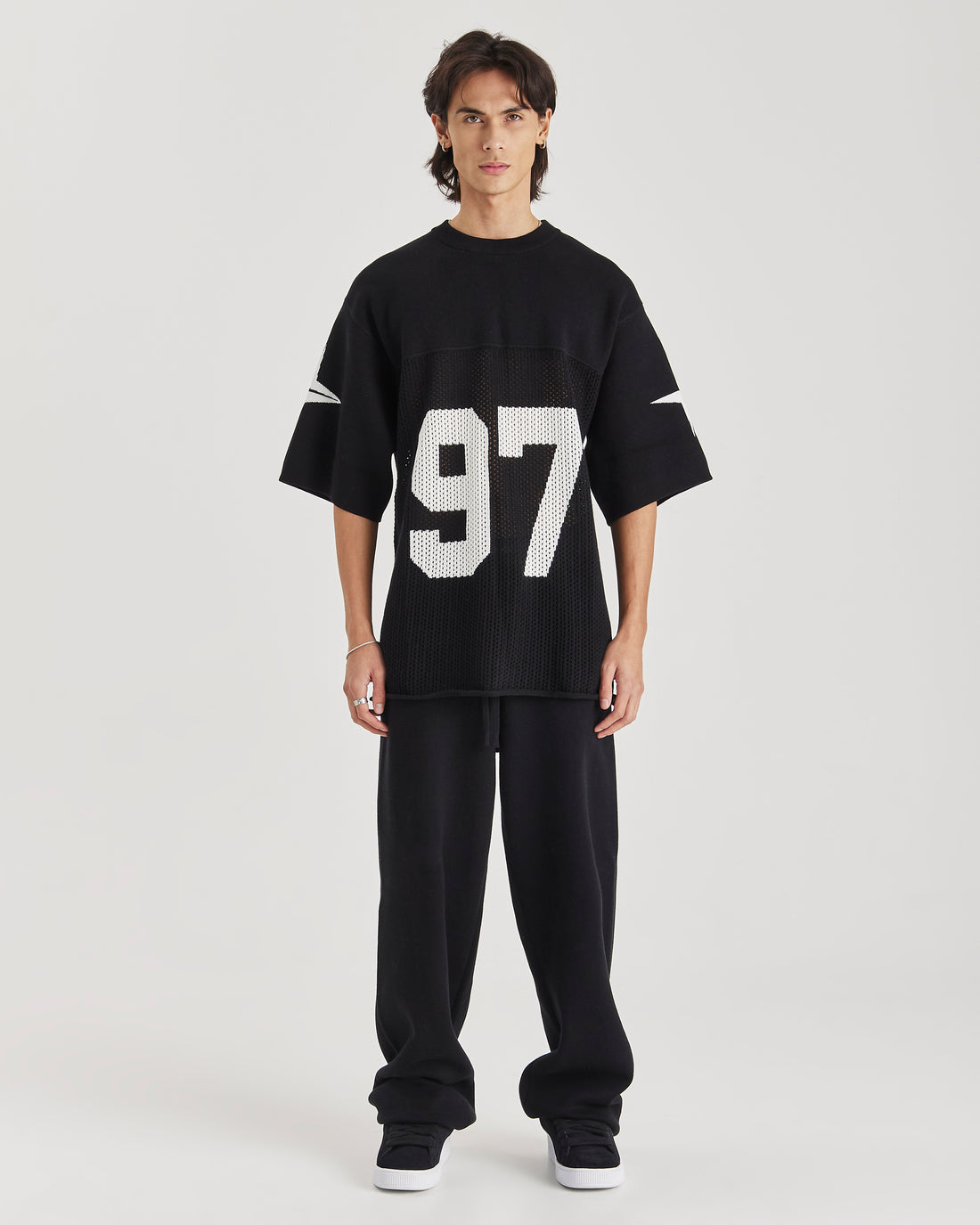 MR-97 JERSEY SHORT SLEEVE BLACK